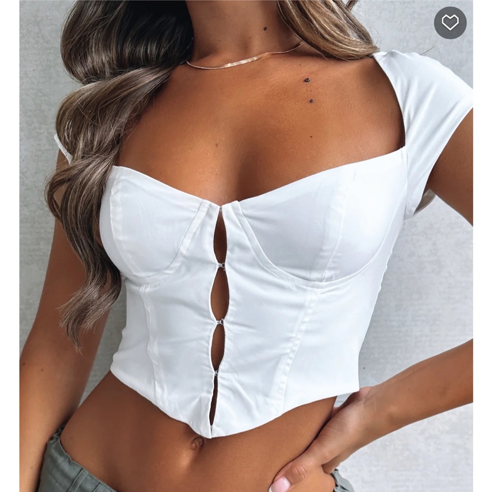 WHITE FOX BUSTIER NWT